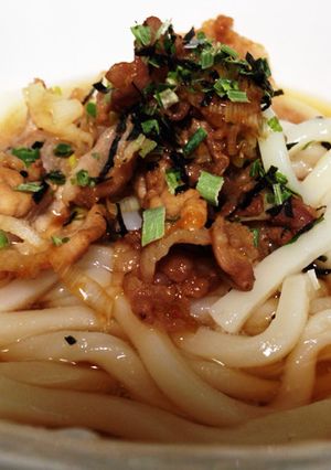 ズボラさんのぶっかけ肉うどん☆-レシピのメイン写真