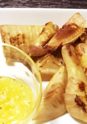 お酒に合う!焼き筍に塩レモン-レシピのメイン写真