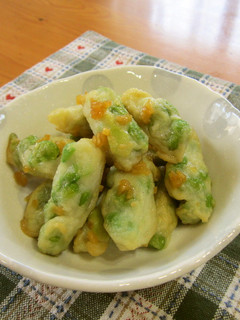 お弁当に♪枝豆天の甘辛生姜煮-レシピのメイン写真