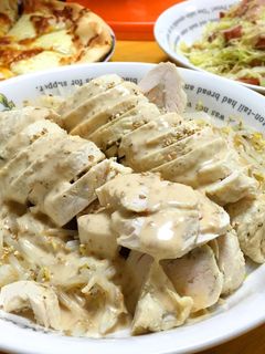ごまたっぷり蒸し鶏-レシピのメイン写真