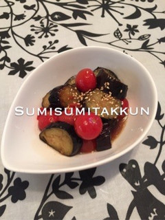 茄子とミニトマトの揚げ出し☆-レシピのメイン写真