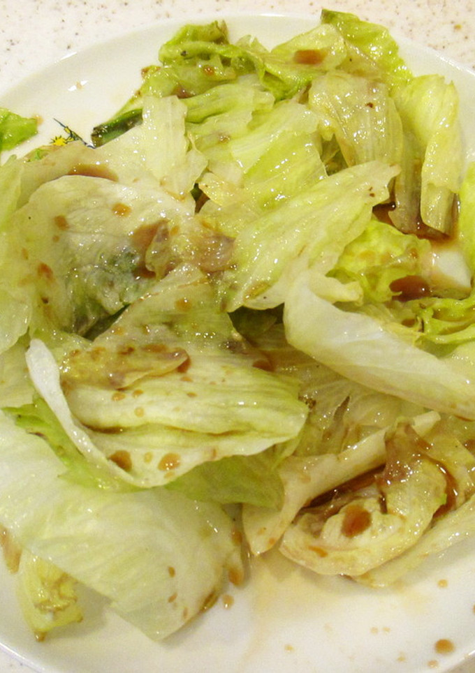 生菜炒菜（レタスの炒め物）-レシピのメイン写真