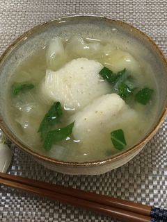 ごはん団子の味噌汁-レシピのメイン写真
