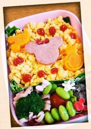 簡単＊お弁当＊そぼろオムライス-レシピのメイン写真