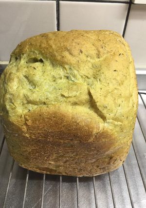 よもぎと黒胡椒入りの食パン-レシピのメイン写真