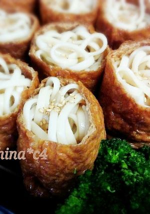 お手軽♪うどん稲荷-レシピのメイン写真