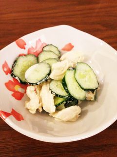 ササミときゅうりのマヨサラダ-レシピのメイン写真