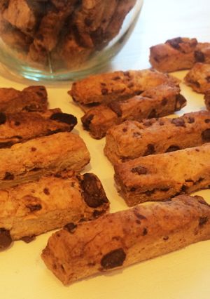 ハード食感♡全粒粉チョコナッツクッキー-レシピのメイン写真