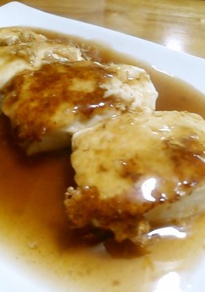 豆腐ステーキの柚子胡椒あんかけ-レシピのメイン写真