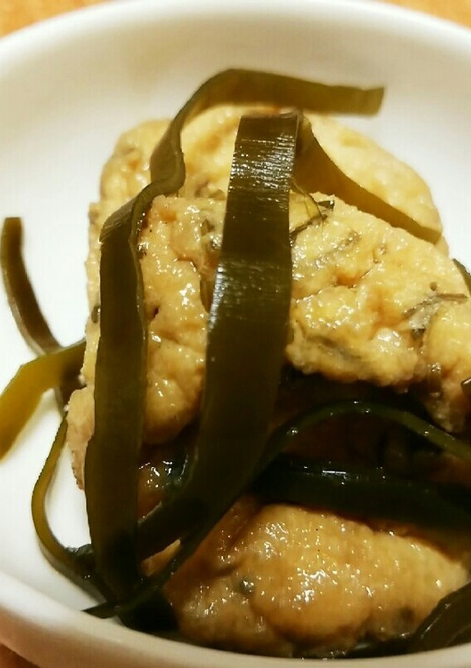 がんもどきと昆布のさっと煮-レシピのメイン写真