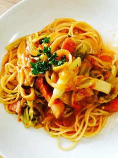 あるもので★簡単トマトパスタ-レシピのメイン写真
