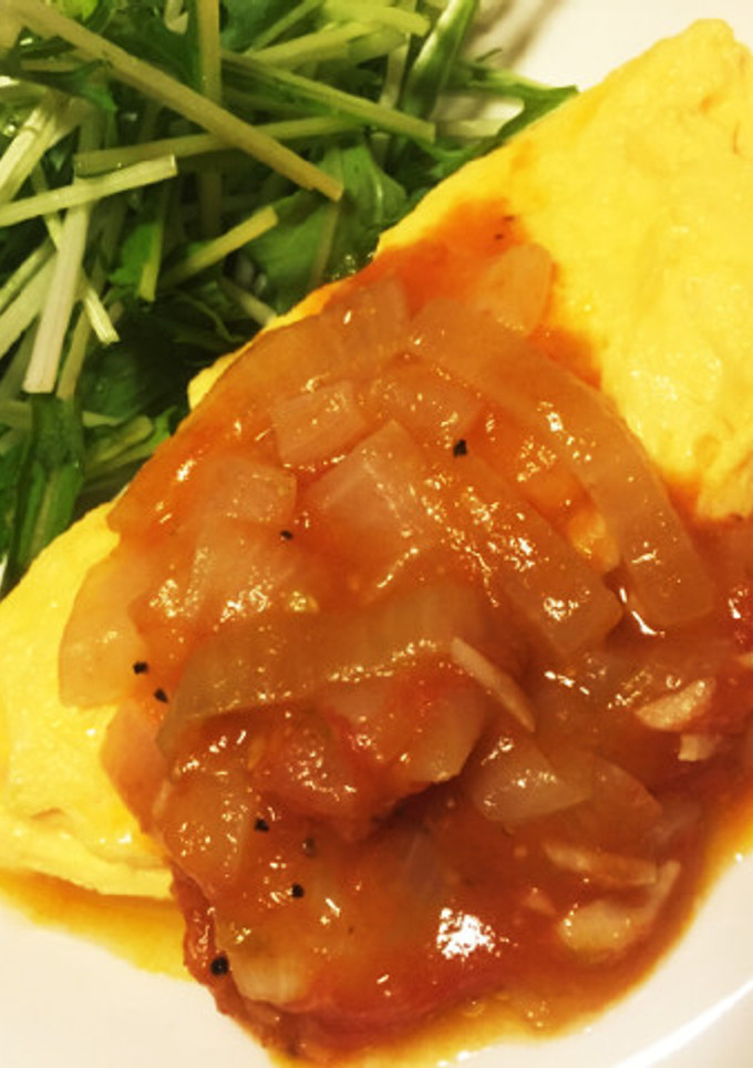 新玉ねぎのトマト煮-レシピのメイン写真