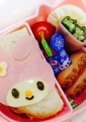 マイメロちゃん弁当…♩-レシピのメイン写真