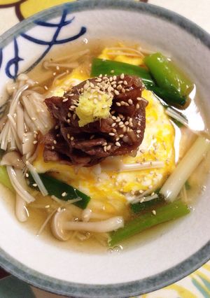 サラッといける焼肉のせ天津丼♪ランチに♪-レシピのメイン写真