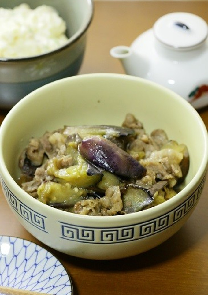 ウェイパーで簡単　豚肉と茄子の中華炒め　-レシピのメイン写真