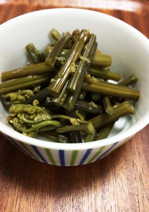 わらびの生姜醤油和え-レシピのメイン写真