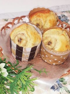 カルピスソフト de バナナマフィン♡-レシピのメイン写真