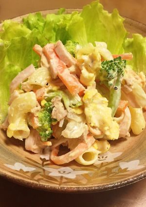 野菜たっぷりのマカロニサラダ♡-レシピのメイン写真