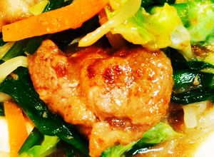 簡単☆とんかつ用ロース肉で中華風炒め-レシピのメイン写真