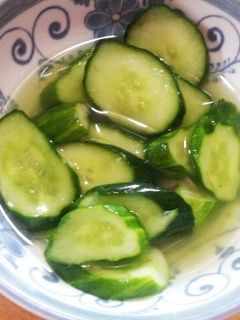 昆布茶で*きゅうりの漬物-レシピのメイン写真
