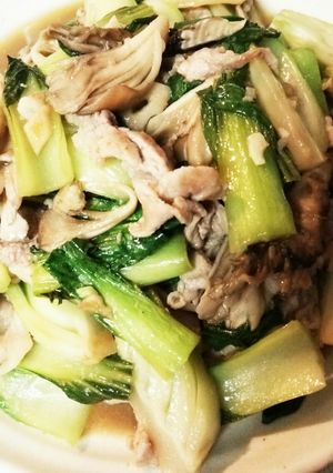 チンゲン菜と豚肉の中華風-レシピのメイン写真