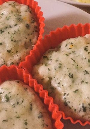 離乳食後期 ほうれん草とりんごの蒸しパン-レシピのメイン写真