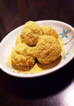 簡単！残ったご飯できな粉もち♡-レシピのメイン写真