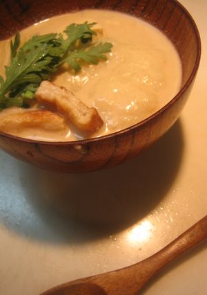✜ミルキーな豆乳ごまスープ✜(味噌仕立）-レシピのメイン写真
