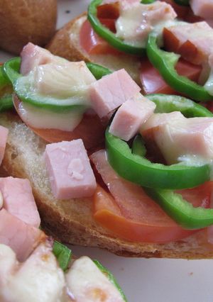 カリっと☆おフランスなピザトースト-レシピのメイン写真