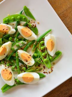 お豆とゆで卵のハニーマスタードサラダ-レシピのメイン写真