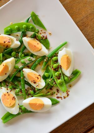 お豆とゆで卵のハニーマスタードサラダ-レシピのメイン写真