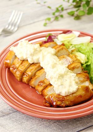 鶏胸肉の照り焼き風タルタル♡-レシピのメイン写真