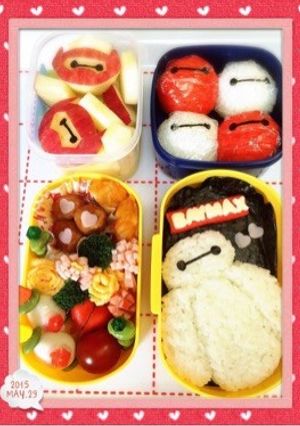 キャラ弁 ベイマック-レシピのメイン写真