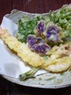 マローの花と葉の天ぷら-レシピのメイン写真