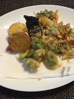 そら豆と水菜の天ぷら-レシピのメイン写真