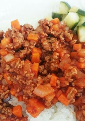 ミートーソースライス-レシピのメイン写真