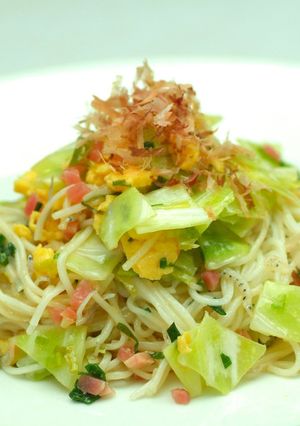 ちりめんじゃこと靑ネギの焼きそうめん-レシピのメイン写真