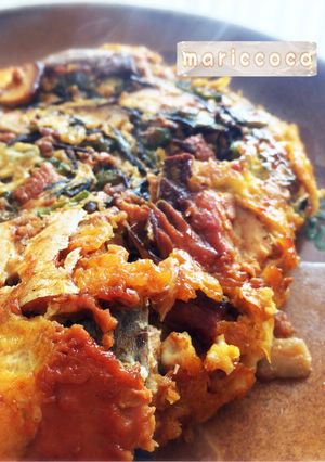 サバ味噌煮缶♡卵とじ 甘旨 ひじき入り-レシピのメイン写真