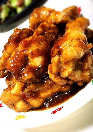 *＊我が家の手羽元のコーラ煮＊*-レシピのメイン写真