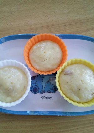 離乳食 バナナ蒸しパン-レシピのメイン写真