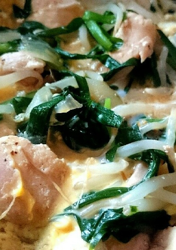 鶏ニラもやしのとろーり中華卵とじ♪-レシピのメイン写真