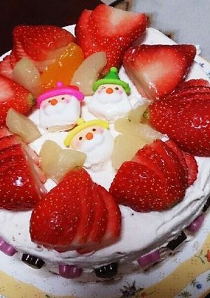 クリスマスケーキ-レシピのメイン写真