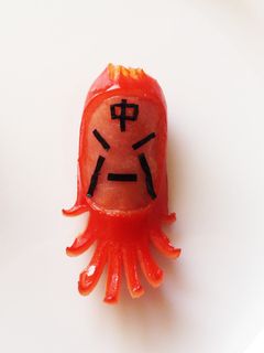 簡単 キャラ弁 おかず 着ぐるみ星人③-レシピのメイン写真