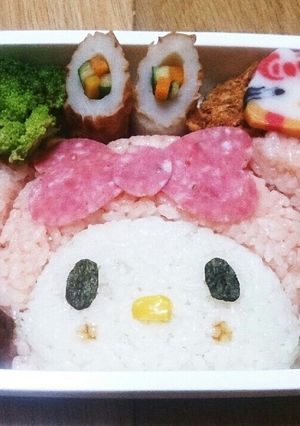 簡単！マイメロ キャラ弁♡-レシピのメイン写真