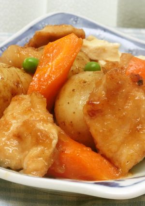 まるごと新じゃが♡鶏むね肉の肉じゃが-レシピのメイン写真