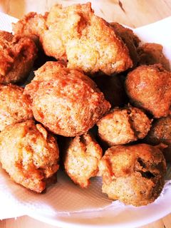 もっちりきな粉ドーナツ by メリッチ 【クックパッド】 簡単