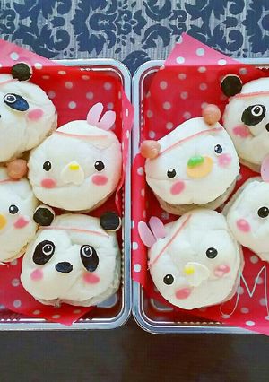 うさぎ・くま・パンダｻﾝﾄﾞｲｯﾁ-レシピのメイン写真