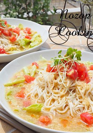 食欲増進「激うま冷やし酸辣湯麺」-レシピのメイン写真