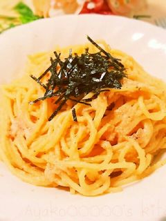 ワンポットたらこ/明太子クリームパスタ-レシピのメイン写真
