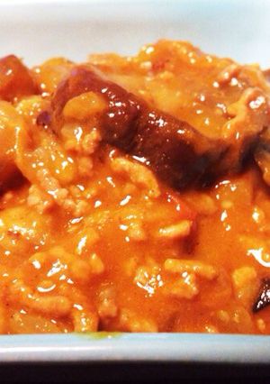 大量消費！なすとひき肉のカレー煮-レシピのメイン写真